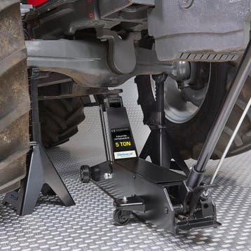 Datona Werkplaatskrik 5 ton met hoge assteunen 12 ton -, Auto diversen, Ophalen of Verzenden, Nieuw