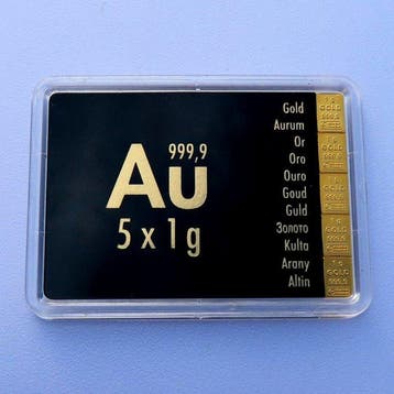 5 gram - Goud .999 - ESG / Valcambi SA - Met certificaat