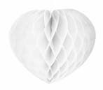 Honeycomb Wit Hart 30cm, Verzenden, Nieuw