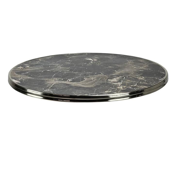 Tafelblad | SILVER | Marmerlook (Bruin) | In-/Outdoor |, Zakelijke goederen, Horeca | Keukenapparatuur, Nieuw in verpakking, Verzenden