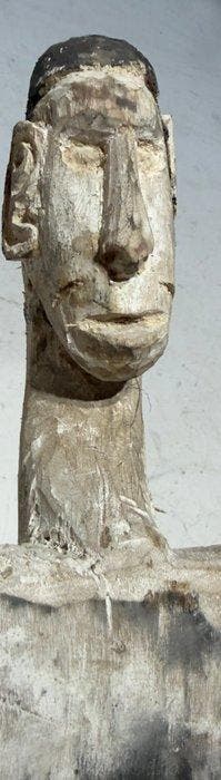 Fijn dansschild uit het kustgebied van de Asmat, 45 jaar