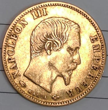 Frankrijk. Napoléon III. 5 Francs 1857-A, Paris