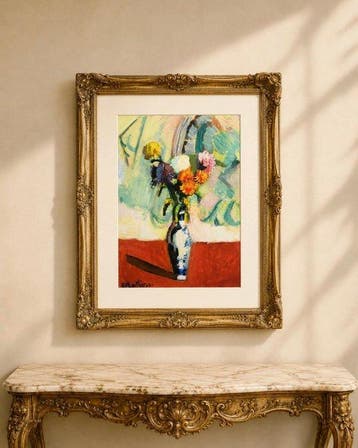 Henri Matisse (1869-1954) (after) - Bouquet, vase chinois,
