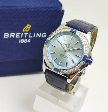 Breitling - Super Chronomat Diamond “Ice Blue” -