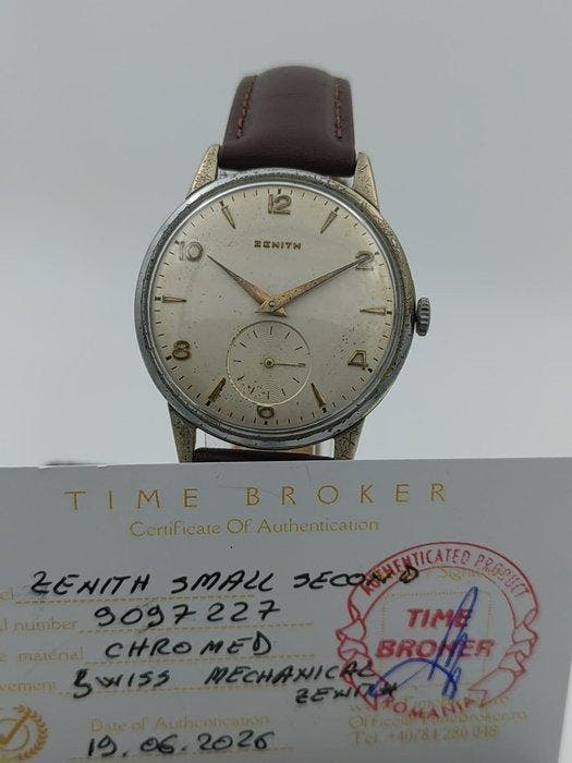 Zenith - Small Second - Jumbo Case - Zonder minimumprijs -, Bijoux, Sacs & Beauté, Montres | Anciennes | Antiquités