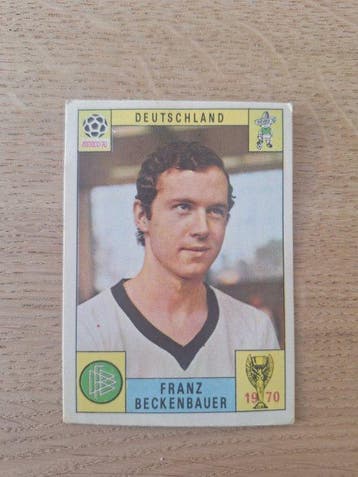 1970 Panini Non collé - 1 Card - Played (avec défauts)