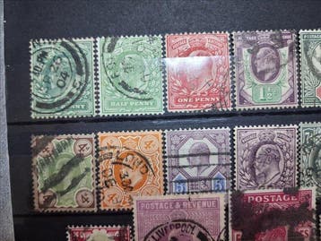 Groot-Brittannië 1902/1913 - King Edward VII, Set zegels, Postzegels en Munten, Postzegels | Europa | UK, Gestempeld