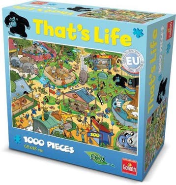 That’s Life Puzzel – Dierentuin (Zoo) 1000 stukjes, Verzenden