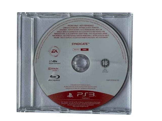 Syndicate (Promo CD) (PS3) (TWEEDEHANDS), Consoles de jeu & Jeux vidéo, Jeux | Sony PlayStation 3, Envoi
