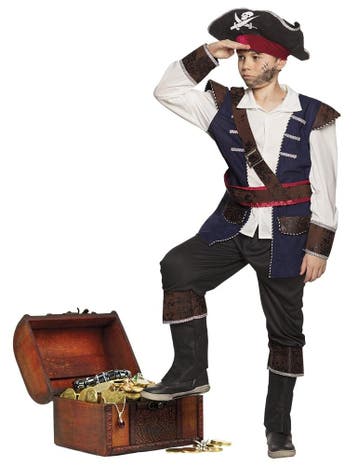 Piratenpak Kind Skelet, Kinderen en Baby's, Verzenden, Nieuw
