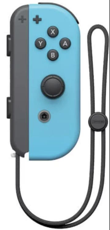 Nintendo Switch Joy-Con Controller Rechts Neon Blauw met pol, Verzenden, Nieuw