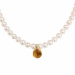 Zonder minimumprijs - Ketting met hanger - 18 karaat Geel