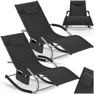 Ligstoel Taya, ergonomisch, schommelfunctie, Verzenden