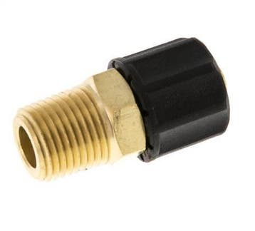 6x4 & 1/8NPT Raccord Poussoir Droit en Laiton avec Filets, Bricolage & Construction, Verzenden