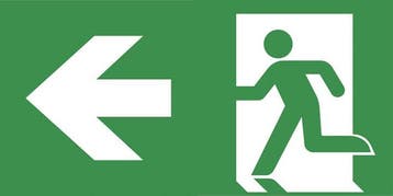Van Lien Alulux Pictogramme Éclairage De Secours -, Verzenden