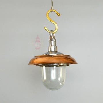 Plafondlamp - Metaal, Emaille