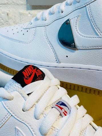 Nike - Air Force One Low NBA White P45 - Sneakers - Maat: EU, Nieuw