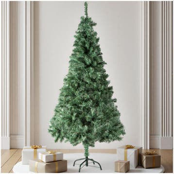 Kunstkerstboom met groene metalen standaard - 180 cm, Divers, Verzenden