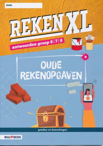 RekenXL Antwoordenboek Oude rekenopgaven groep 6/7/8, Verzenden, Nieuw