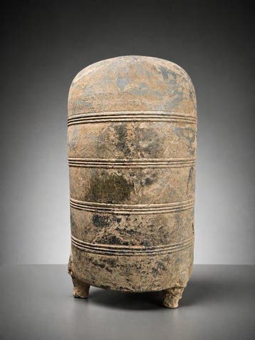 Terracotta Vaas - 30 cm - Mingqi-drievoetige kruik ()
