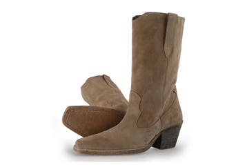 Bronx Cowboy laarzen in maat 39 Beige, Kleding | Dames, Bronx, Verzenden, Beige, Gedragen
