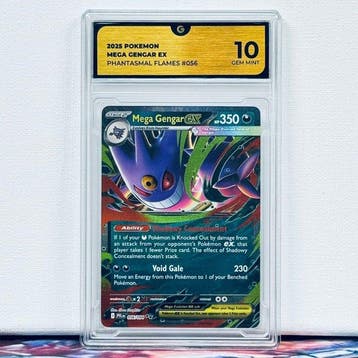 Pokémon Graded card - MEGA GENGAR 056 - Pokémon - GG 10, Hobby & Loisirs créatifs, Jeux de cartes à collectionner | Pokémon