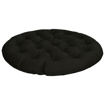 vidaXL Papasan Stoel Kussen VIANEN 100% Polyester Zwart Ø, Huis en Inrichting, Verzenden, Nieuw