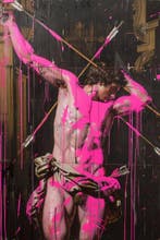 Dine Chanima (XX-XXI) - (XXL) Giant Sacred Street Wounds, Antiek en Kunst
