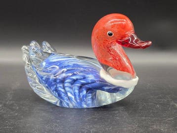 Beeld, Duck - Glass Art 18.5cm - 11 cm - Glas - 2026