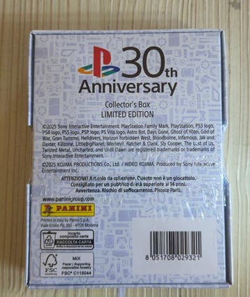 Panini - 1 Box - Playstation-30th Anniversary Collectors, Nieuw