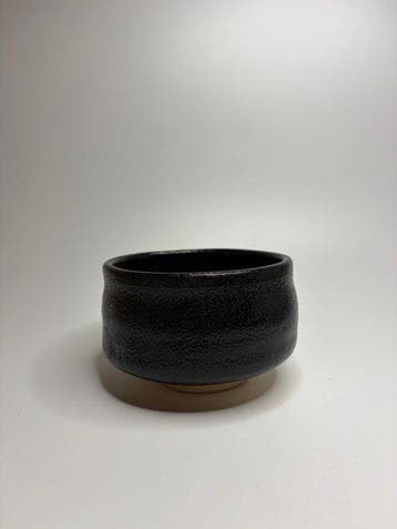 Japanse Yuzu-guro Zwarte Chawan door Yoshiki –, Antiek en Kunst