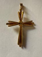 Pendentif en forme de croix - 18 carats Or jaune
