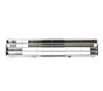 CALANDRE SANS LOGO POUR VOLKSWAGEN VW POLO 90-94 CHROMÉ 5 LA, Verzenden