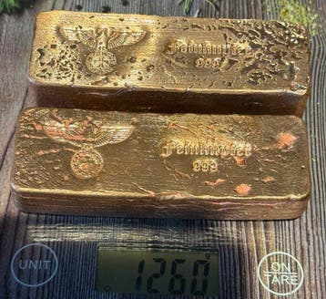 1259 Gramm - Koper - Edelmetalle Deutschland - Verzegeld met