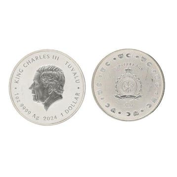 Niue, Tuvalu. 1 & 2 Dollars 2020/2024 - Pac-Man &