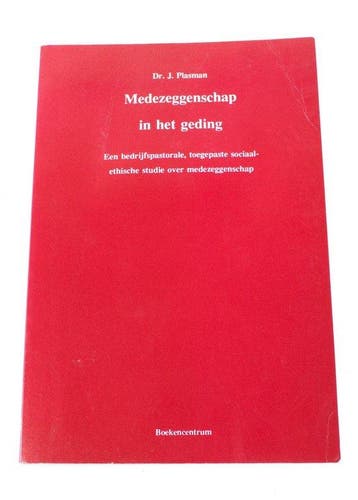 Medezeggenschap in het geding J. PLasman ISBN9023911911, Verzenden