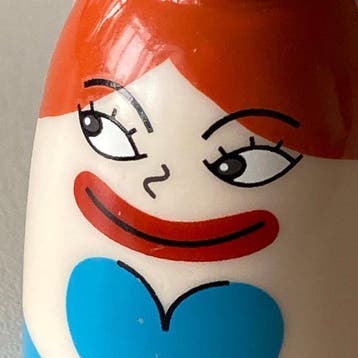 Alessi - Beeldje - La signora Acqua - Porselein