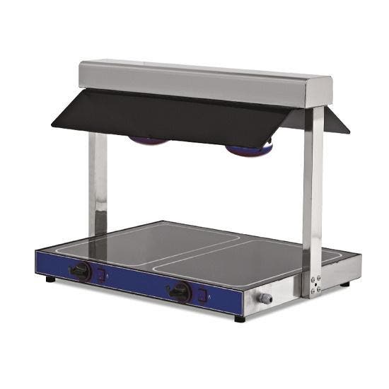 Warmhoudplaat + Infraroodlampen | 230V | 2x GN 1/1 |, Articles professionnels, Horeca | Équipement de cuisine, Envoi