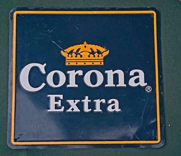 Corona - Corona Extra - Enseigne publicitaire - Plaque