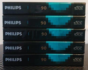Philips - 90 min DCC - Digital Compact Cassette, TV, Hi-fi & Vidéo