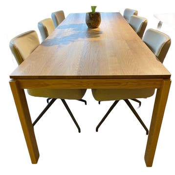 bert plantagie Eettafel Lungo - Ongebruikt, Huis en Inrichting, Verzenden, Zo goed als nieuw, Eikenhout, 200 cm of meer