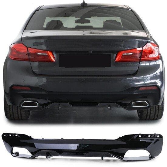 Performance Look Glans Diffuser BMW 5 Serie G30 G31 B1380, Auto-onderdelen, Carrosserie, Nieuw, BMW, Achter