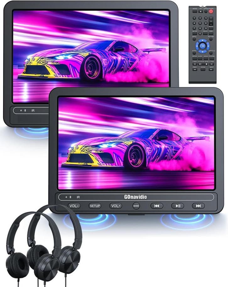 Auto DVD Dubbel 10,5 | Tweede Kansje | 5u Batterij, TV, Hi-fi & Vidéo, Lecteurs DVD, Envoi