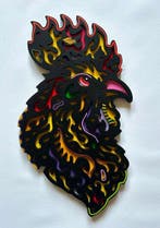 Krzysztof Gudanski - Fire Rooster - Animal Flow, Relief