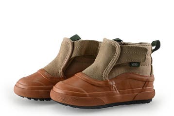 Vans Enkellaarzen Jongens in maat 22 Beige, Kinderen en Baby's, Jongen of Meisje, Schoenen, Zo goed als nieuw, Vans