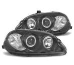PHARES HONDA CIVIC 96-98 ANGEL EYES FOND NOIR, Verzenden