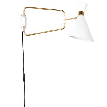 Zuiver Shady Wandlamp Wit, Verzenden, Zo goed als nieuw, Metaal