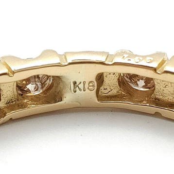 Bague - 18 carats Or jaune Diamant (Naturelle), Bijoux, Sacs & Beauté