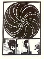 Pierre Alechinsky (1927) - Spirale / Roue, Antiek en Kunst