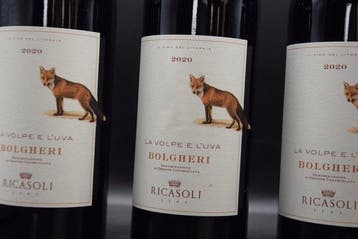 2020 Ricasoli, La Volpe e LUva - Bolgheri DOC - 3 Flessen